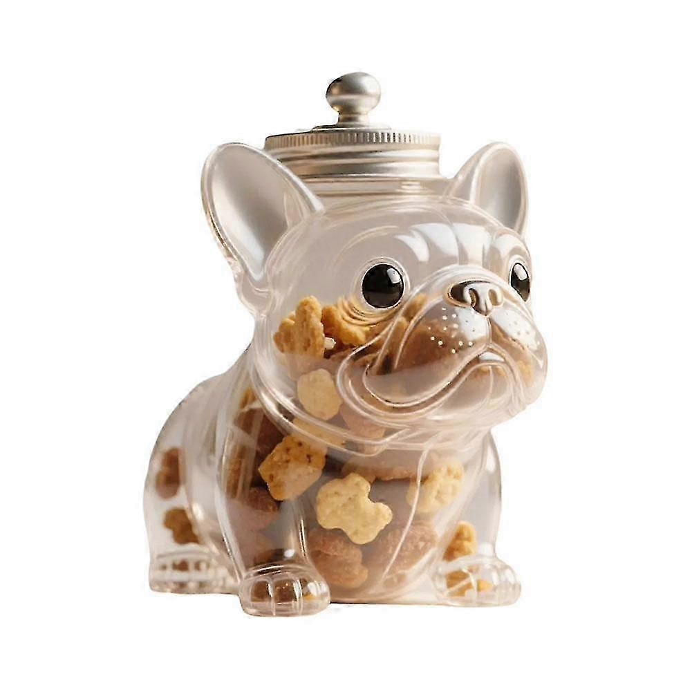 Premium Dog Snack Jar - Secure Storage for Cookies, Coffee Pods & More
