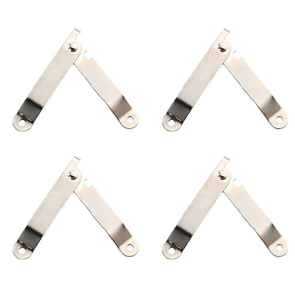 Zriyin 4PCS Antique Support Hinged Gift Box Wooden Box Corner Movable Support