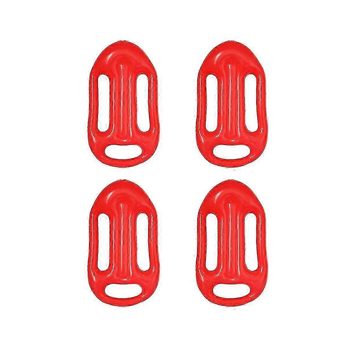 Beach Lifeguard Inflatable Floating Board Children Practice Swimming Surfboard Red Inflatable Float