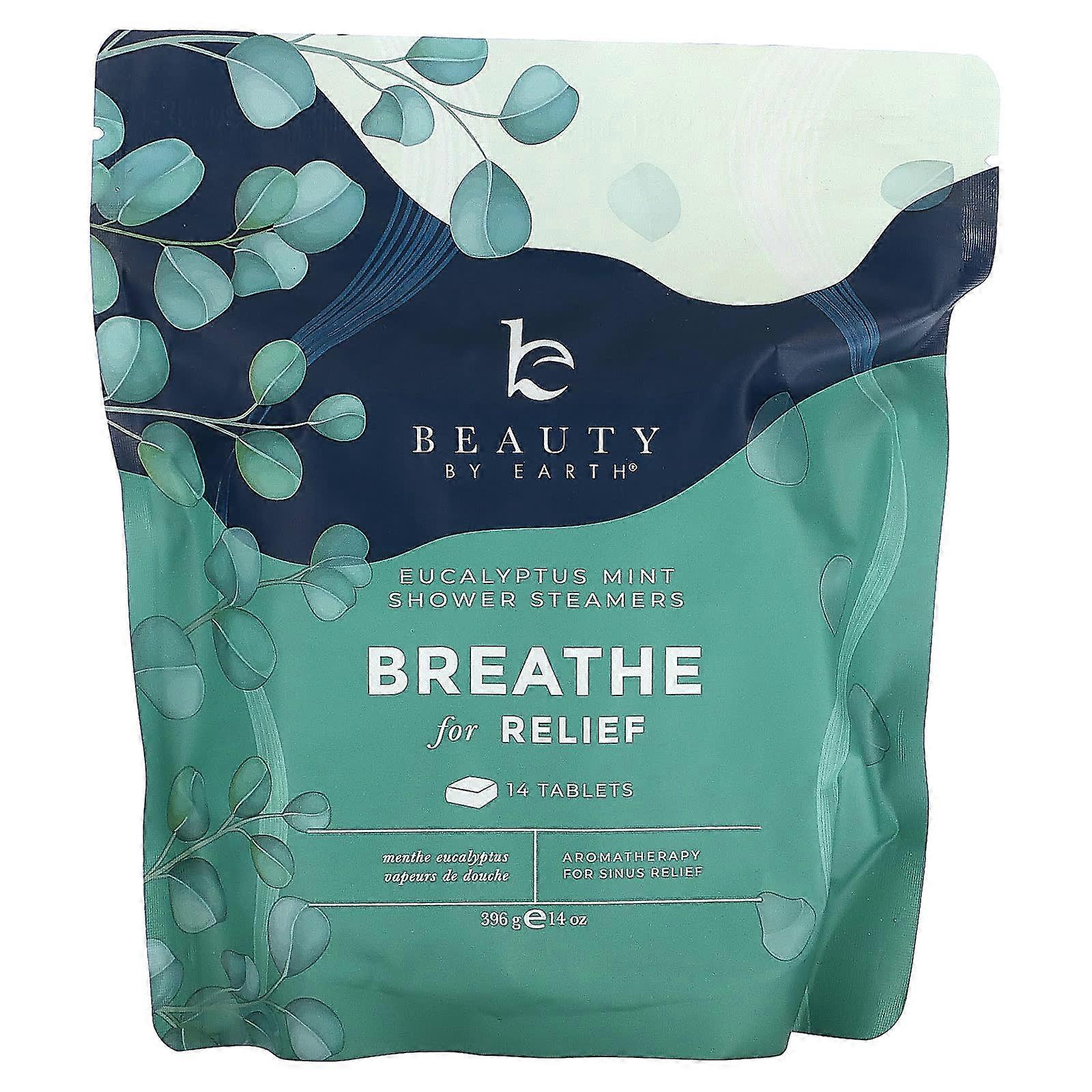 Breathe for Relief Shower Steamers, Eucalyptus Mint, 14 Tablets