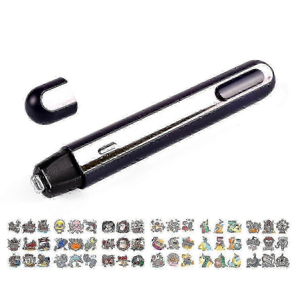 2025 חדש DIY אלחוטי חום עיתונות עט עם 3s חום מהיר, נייד שקית מזון חום אוטם, נייר כסף, מחק הדפסים תרמיים לבן hwy