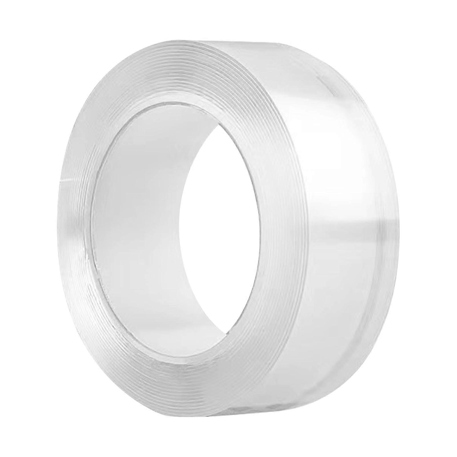 Double Sided Mounting Tape 1 Roll, Transparent, Washable, Strong Fixation, Slip Prevention