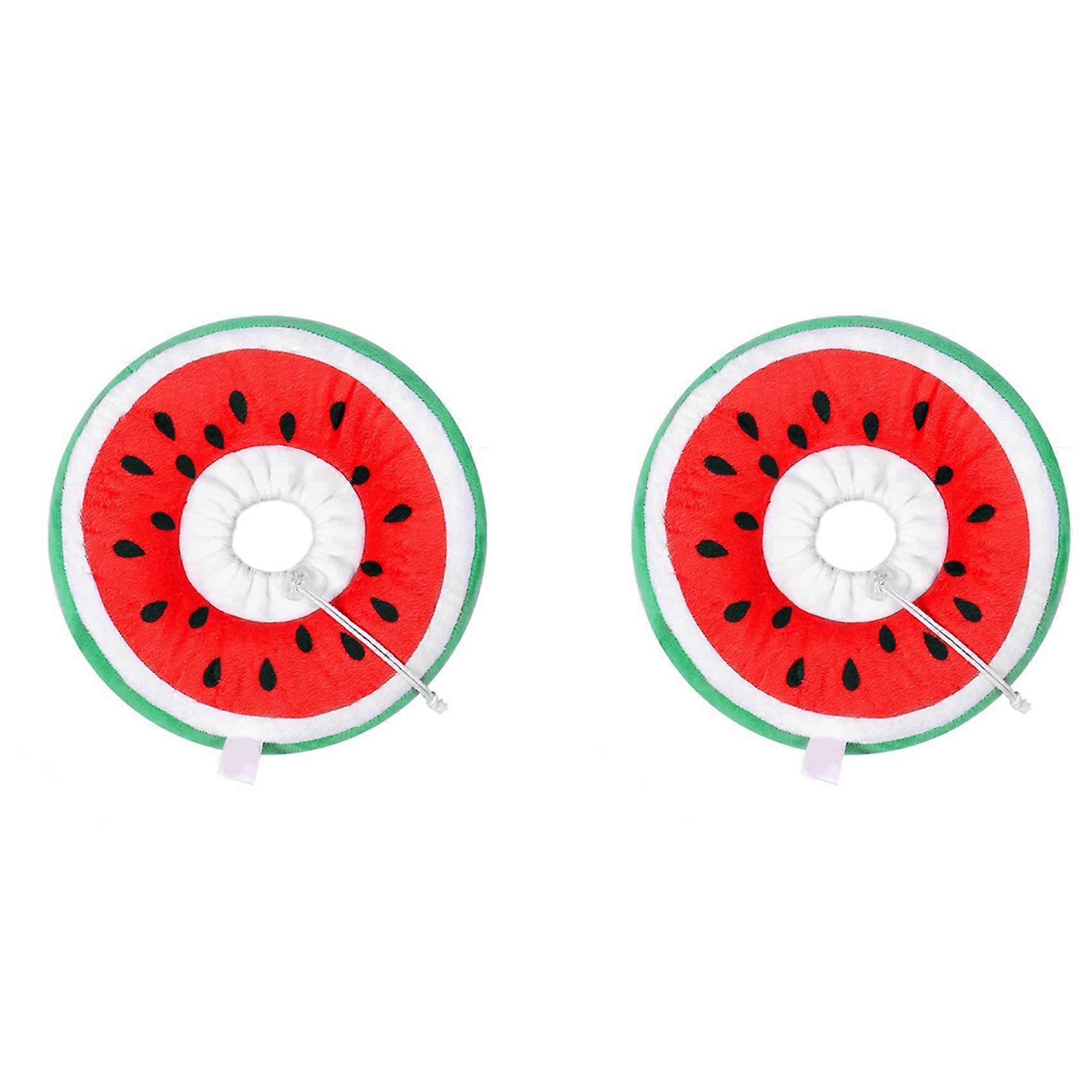 Adjustable Cat Cone Collar Soft, Recovery Collar, Watermelon Small