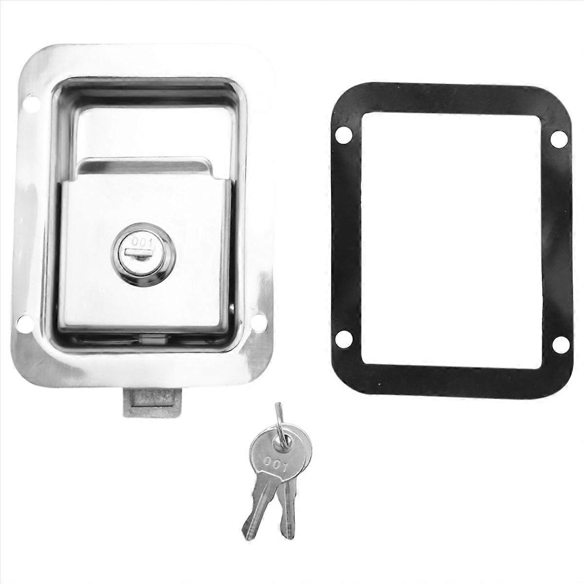 Paddle Slam Latch with Lock & Key Travel Trailer Lock