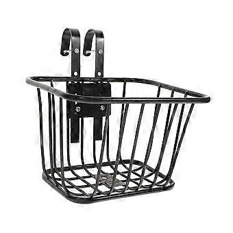 Bike Basket Metal Wire Front Basket Easy To Install Features Heavy Duty Universal Fitment For Mountain Bicycle
