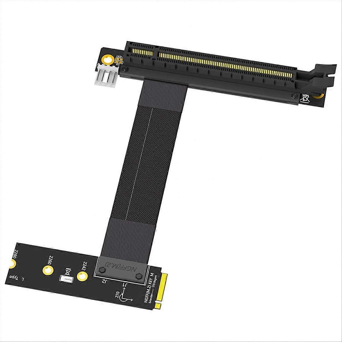 M.2 NGFF Key M to PCIe 16x Graphics Card Riser Adapter Card