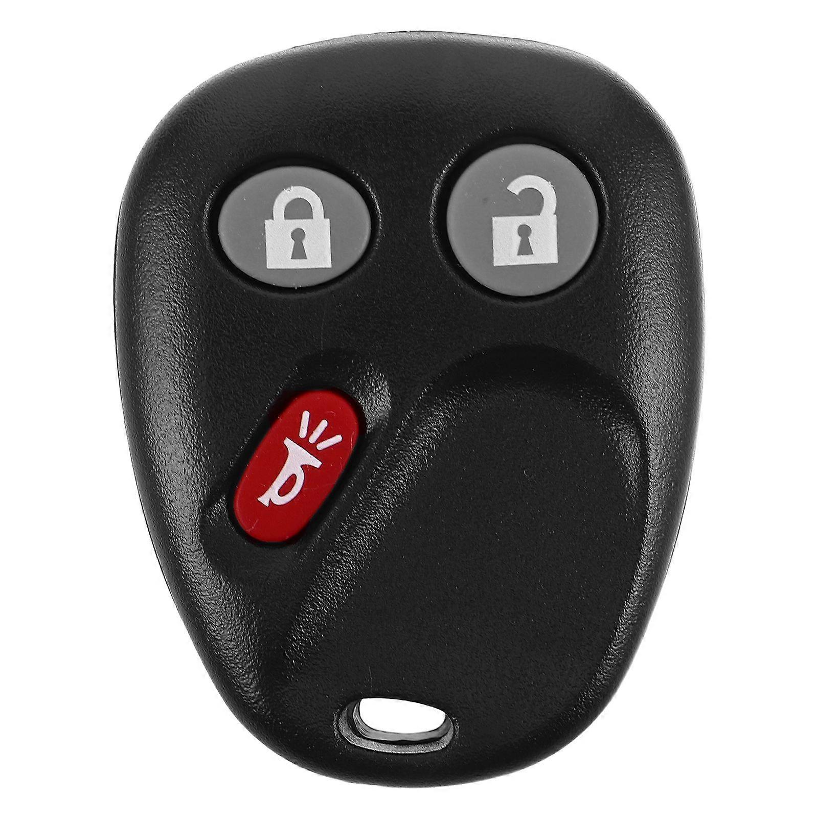 Keyless Entry Remote Key Fob For Vehicles - 3 Button Plastic Car Key Fob Replacement - Secure Car Accessory Compatible With Chevrolet Cadillac