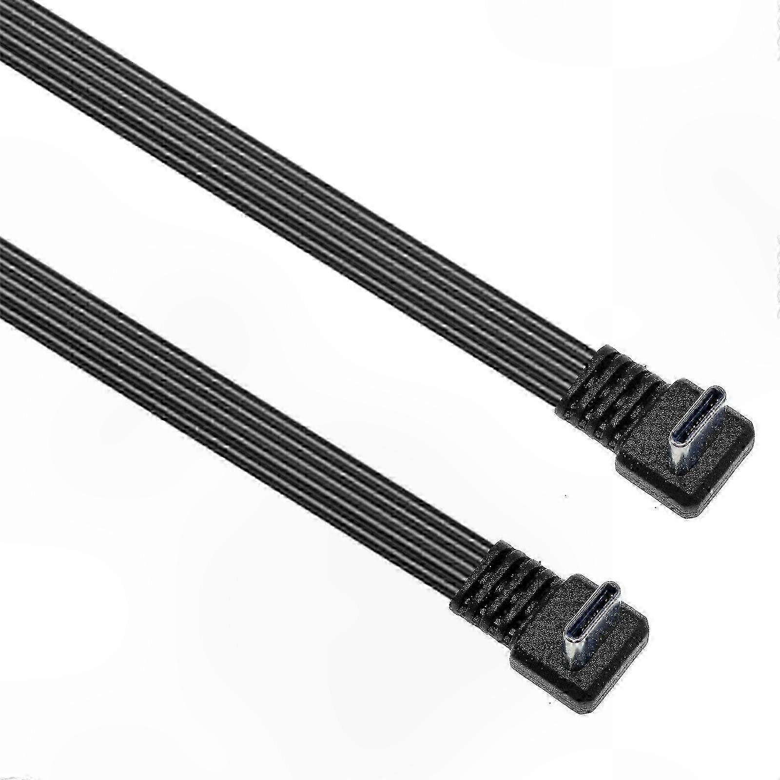 90 Degree USB C to Type C Fast Charging Cable for Devices Multicolor