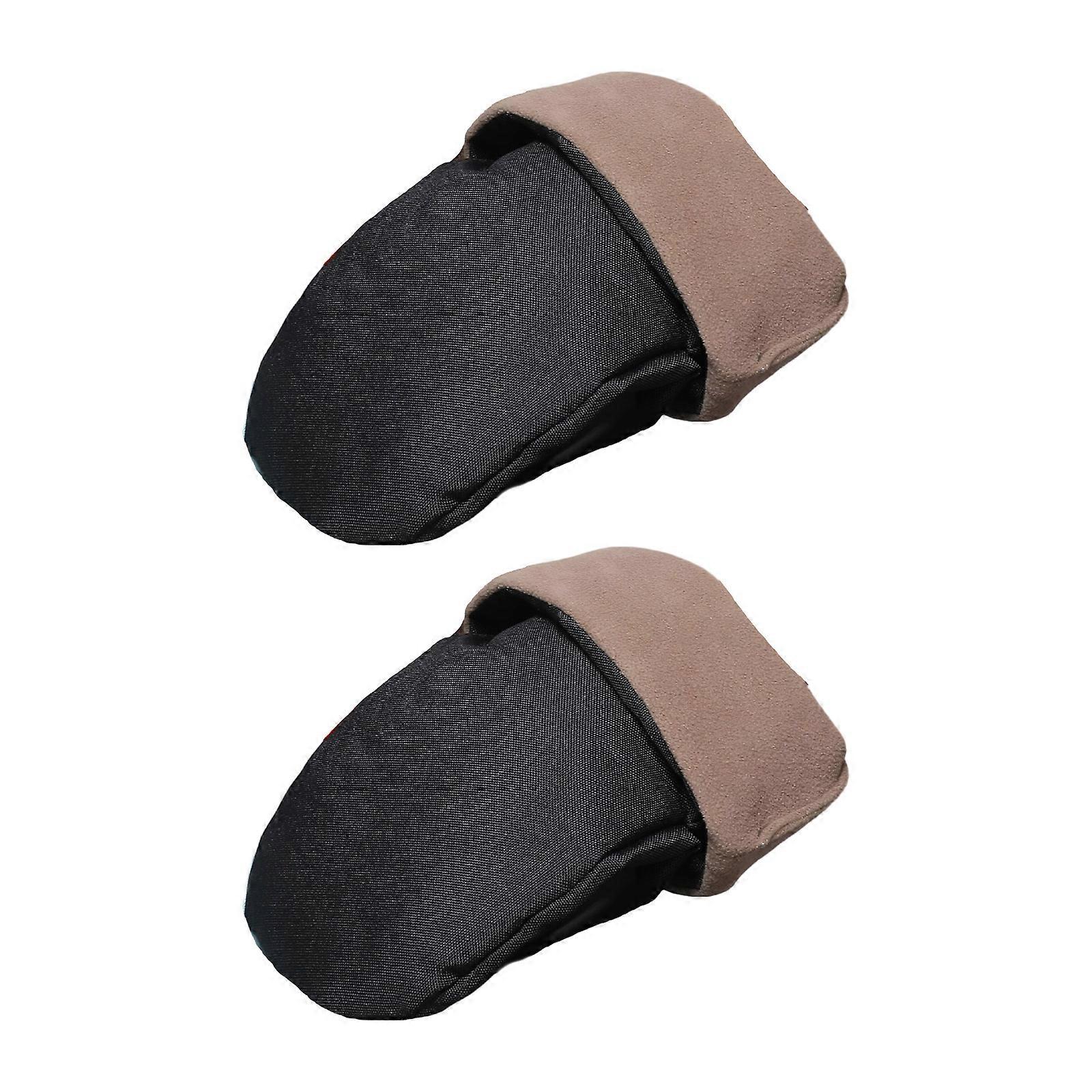 Multipurpose Polyester Handle Protectors Windproof Snowproof Design Extra Warmth For Winter Walks With Children Animals  Deep Coffee