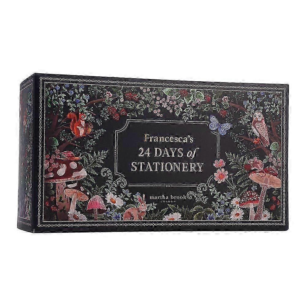 24ήμερο ημερολόγιο Advent με χειμερινό θέμα, σετ 24 τεμαχίων από αλουμινόχαρτο με ανάγλυφη εκτύπωση για αντίστροφη μέτρηση για τις γιορτές