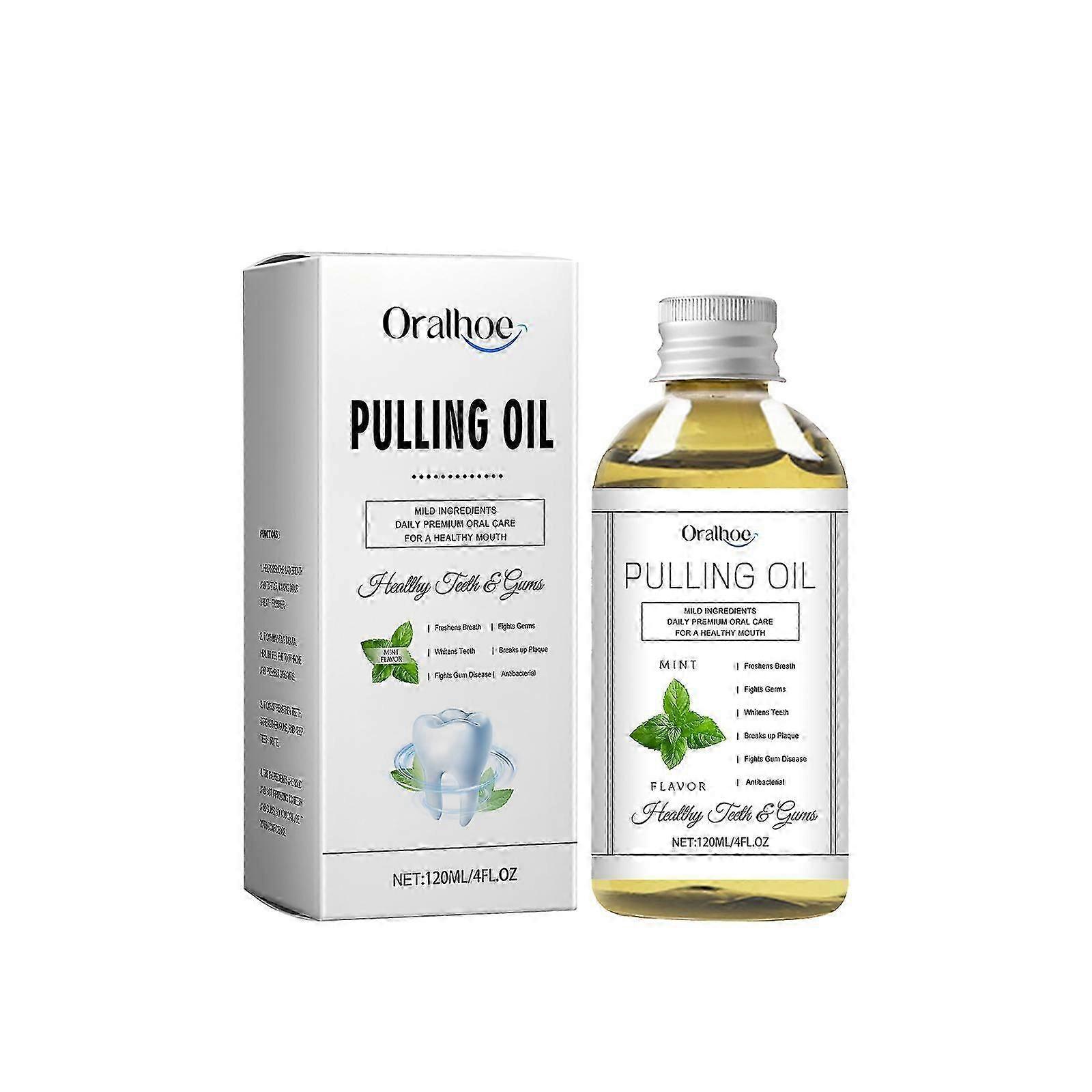 Natural Coconut Oil Mouthwash with Peppermint