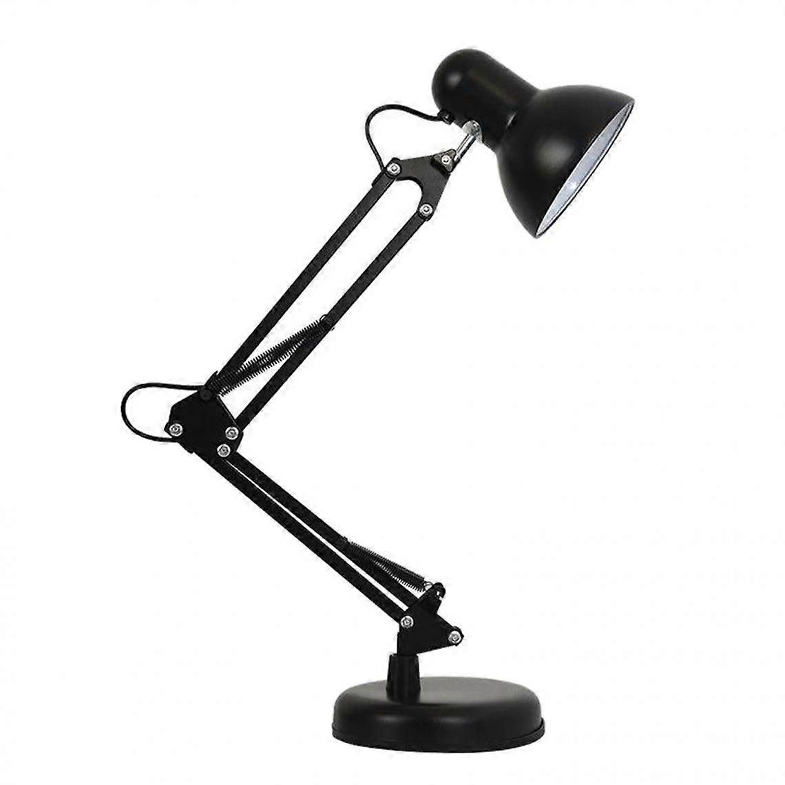 Study Desk Reading Lamp E27 Swing Arm Adjustable Light Wired Gold