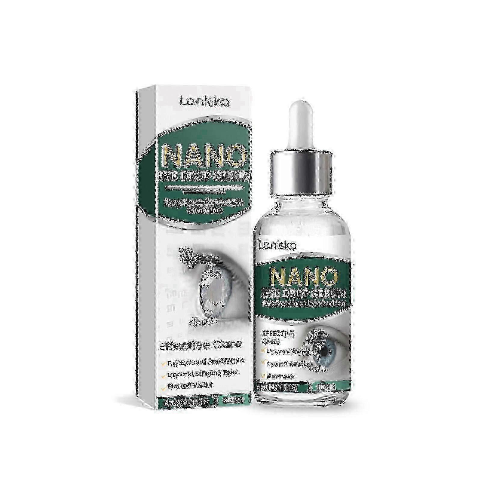 1-3x ドライアイとぼやけのためのナノ点眼液、乾燥、老眼、眼精疲労のための滅菌ディープリペアソリューション 2025 ホット新着