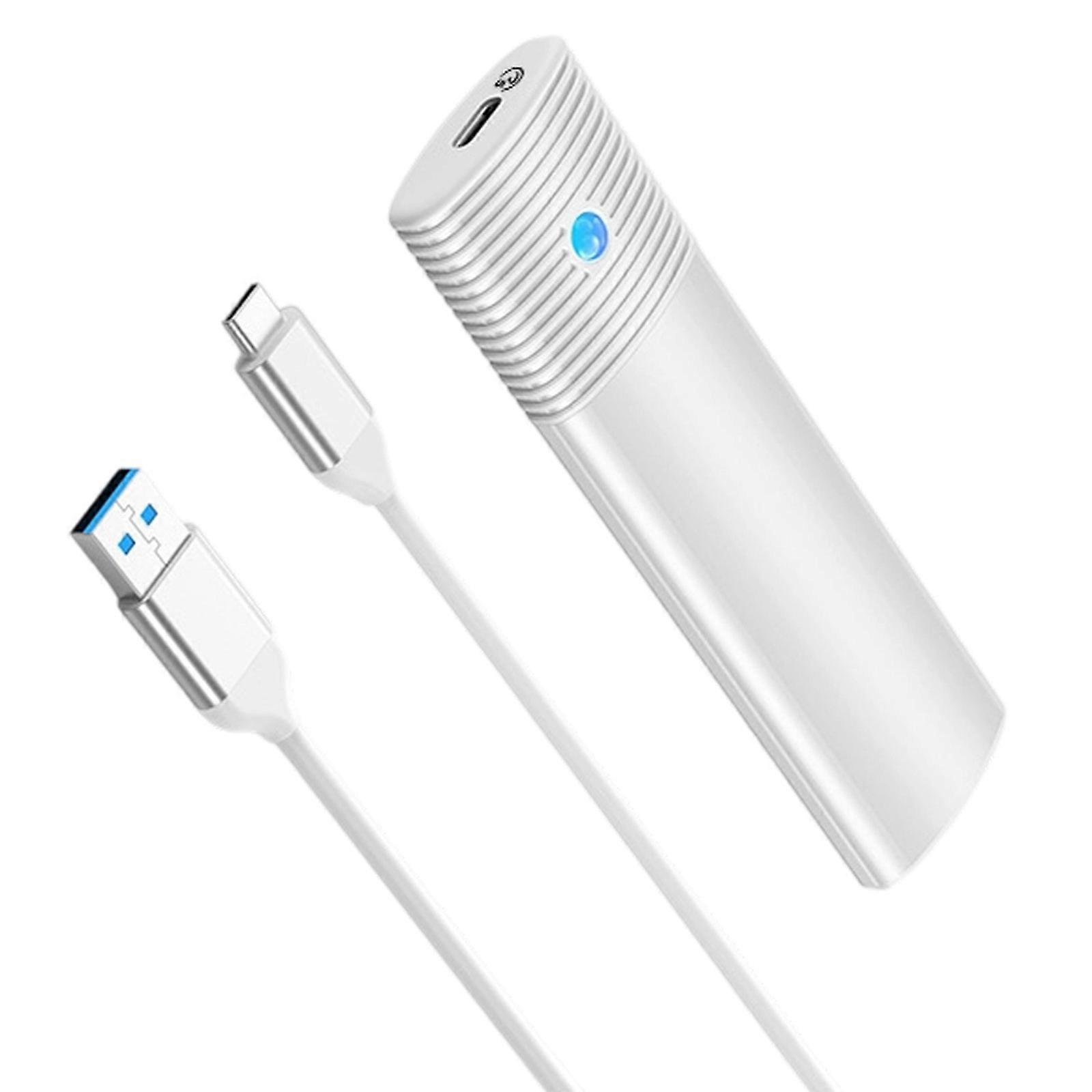 5Gbps M.2 Hard Drive Enclosure Hard Drive Case Mobile Externally Housing Hard Disk Box Easy Installation for Laptop  Silver