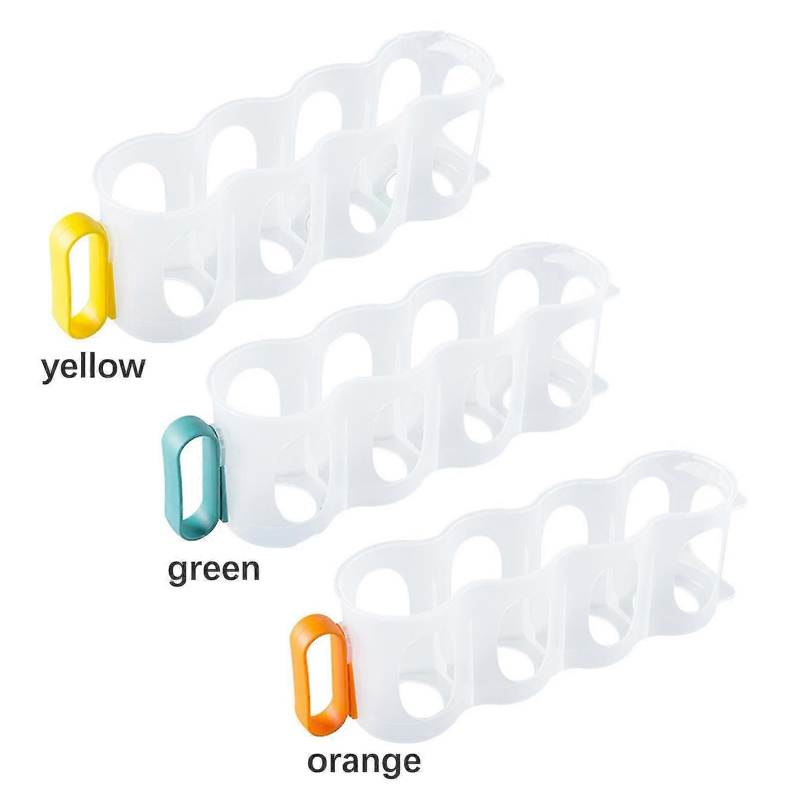 Jääkaapin järjestäjän roskakorit juomapidike jääkaapille, pakastin soodatölkki järjestäjä jääkaapin hyllylle, oluttölkin pidike, jääkaapin säilytys liukuva rac
