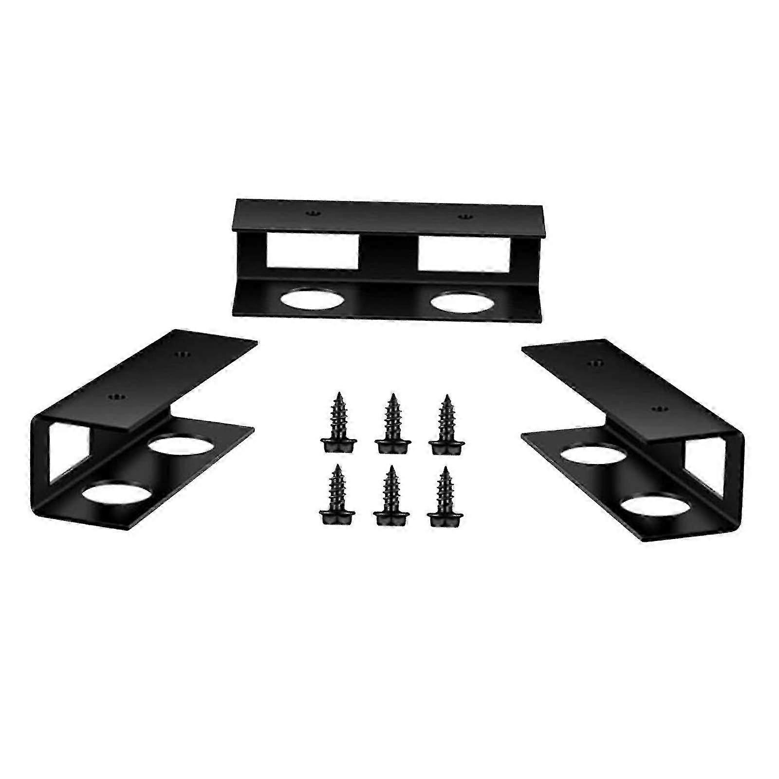 3 Pieces under Desk Laptop Mount Bracket Notebook Bracket Creative Simple Screw