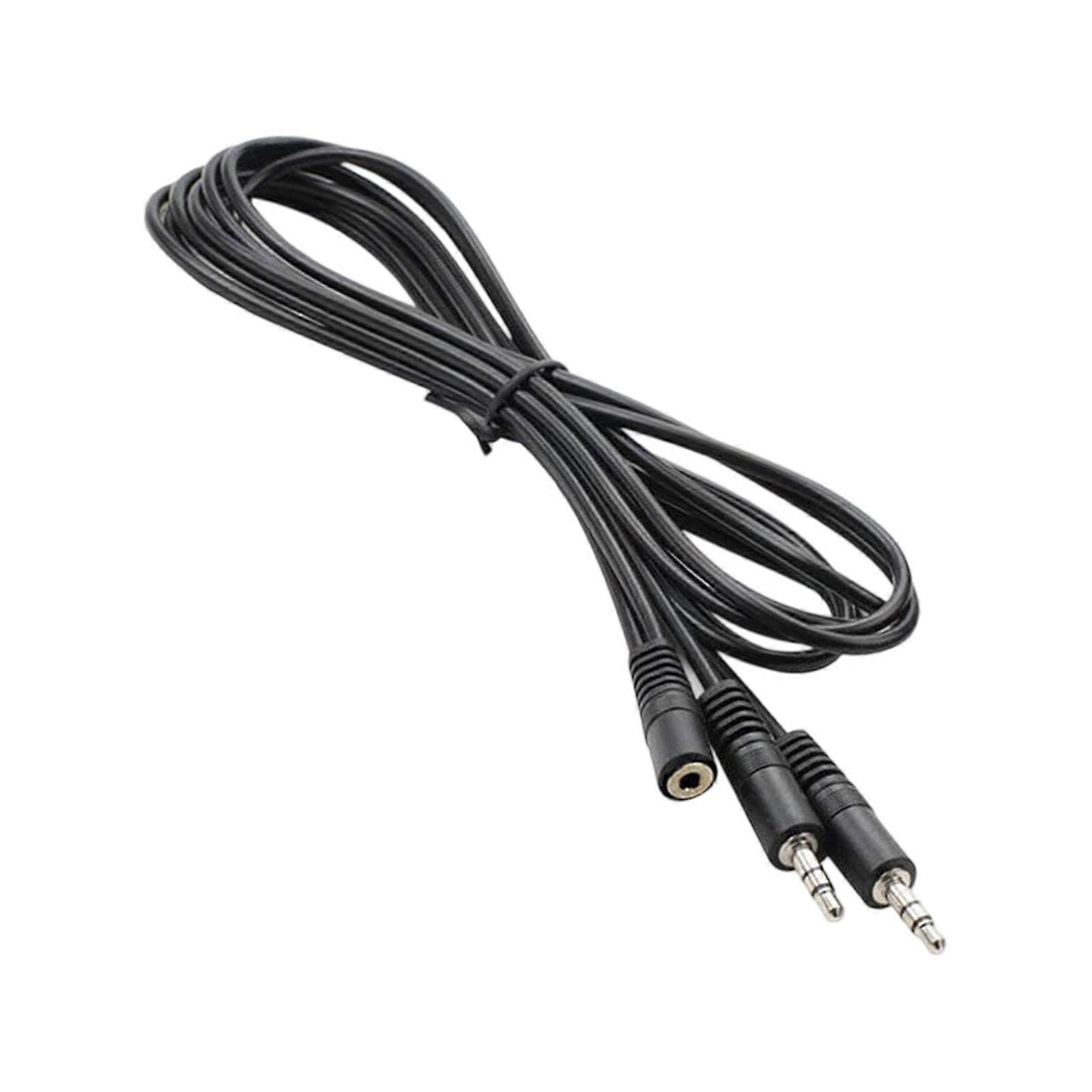 3.5mm Stereos Y Splitter Cable Double Male Auxes Adapters for Multiple Device Connectivitys and Clear Sound Multicolor