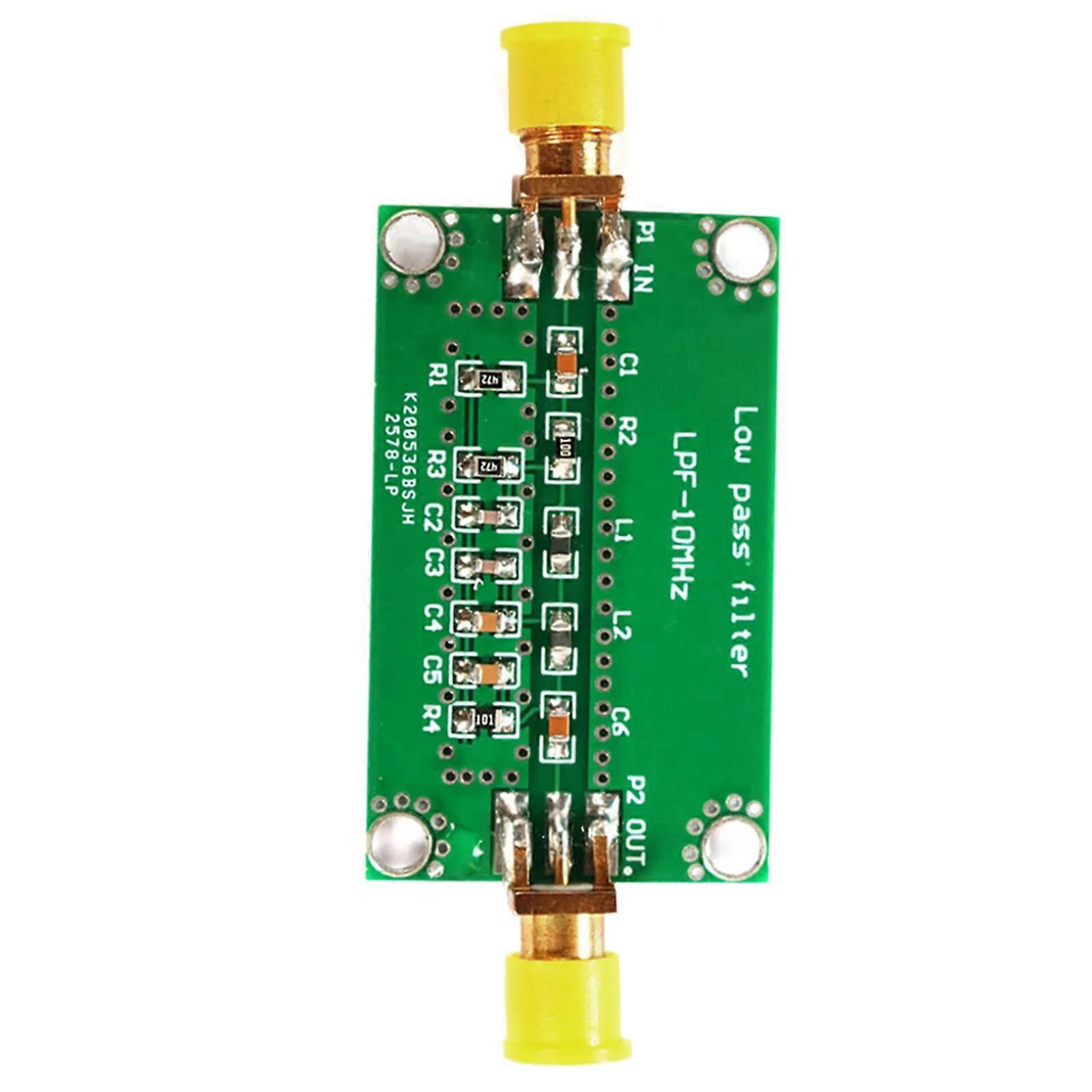 RF Amplifier Low Noise Amplifier Filter Module 10MHz Dedicated Noise Reduction Loss Low Pass Filter Accessories Multicolor