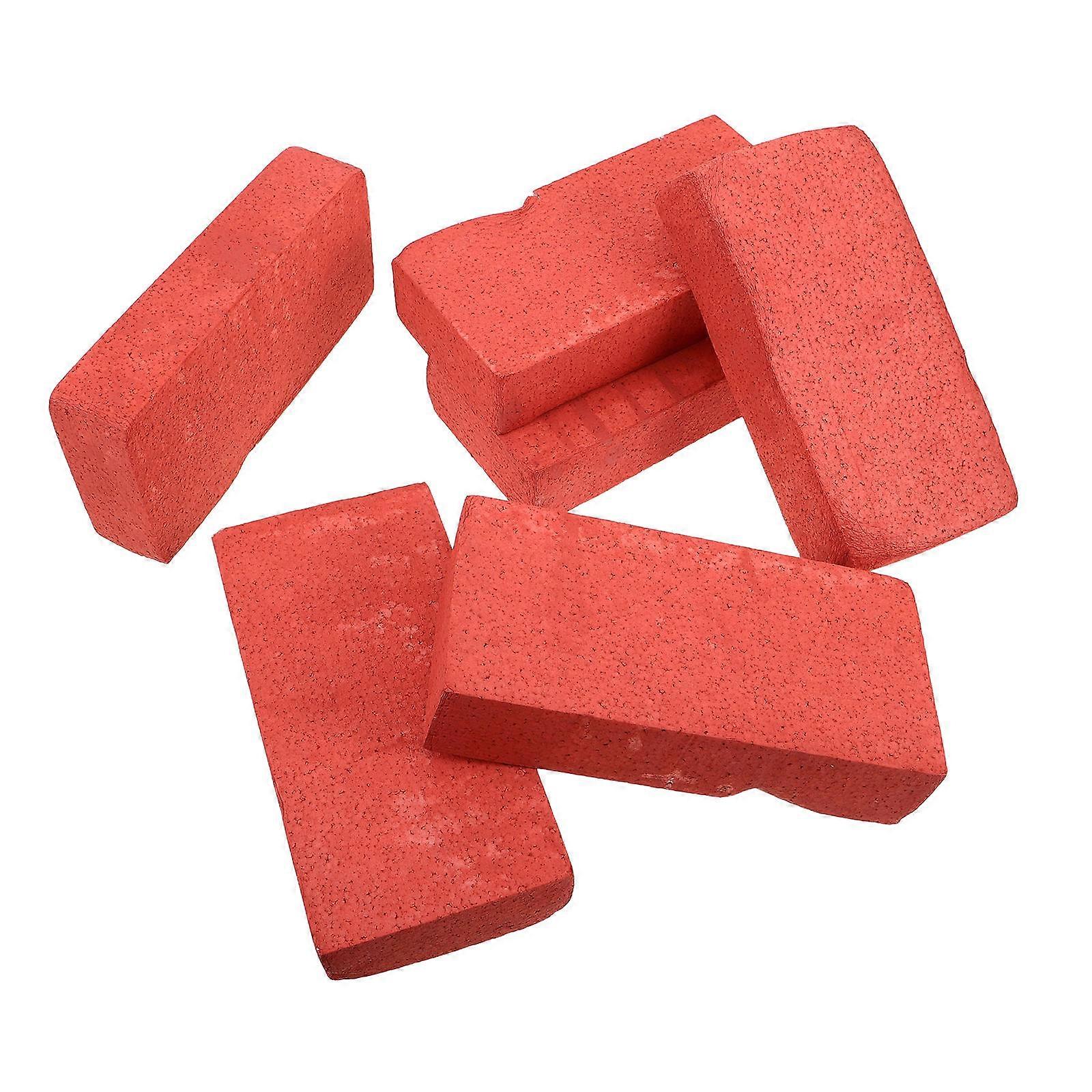 Movie Props Foam Bricks for Stage Performance Lightweight 6Pcs Set