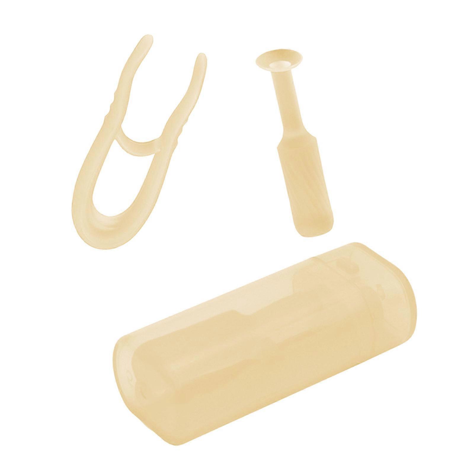 Portable Contact Lenses Insertion Removal Tool Soft Silicone Contact Lenses Applicator For Daily Use Travel Friendly  Yellow