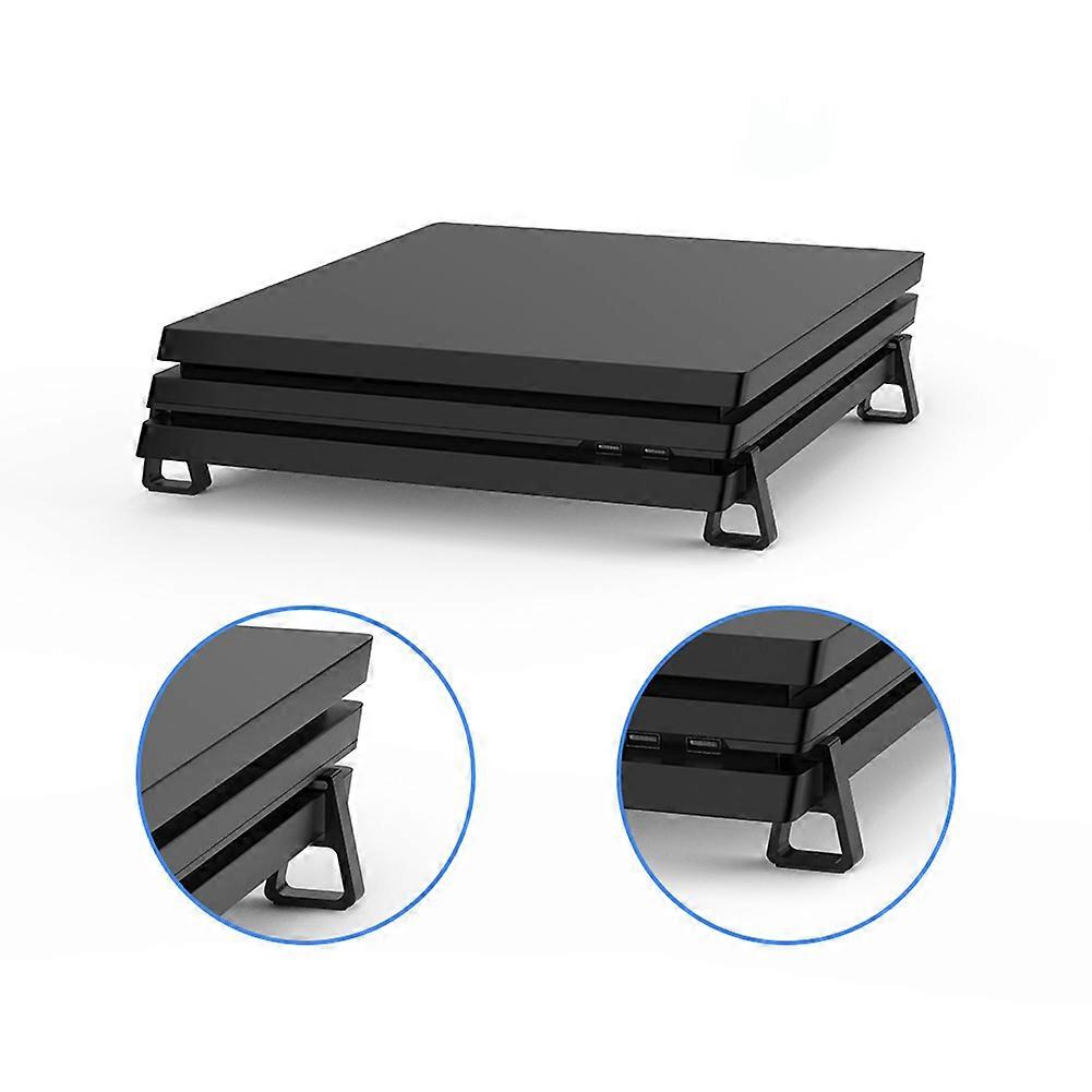 Console Cooling Stand for PS4 Accessories Retro Game Console Dock with Anti-Slip Feet Flat-Mounted Holder for PS4 Slim