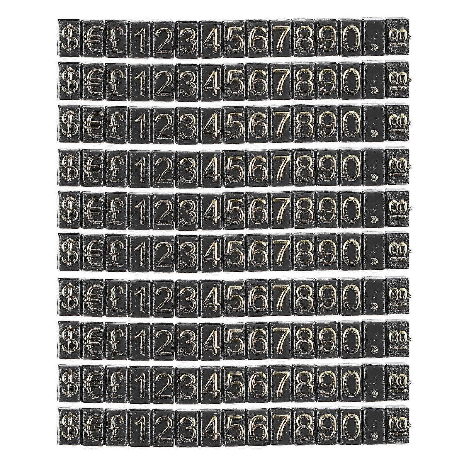 10pcs Price Label Display Sign Number Display Price Tags Shop Price Display Tags