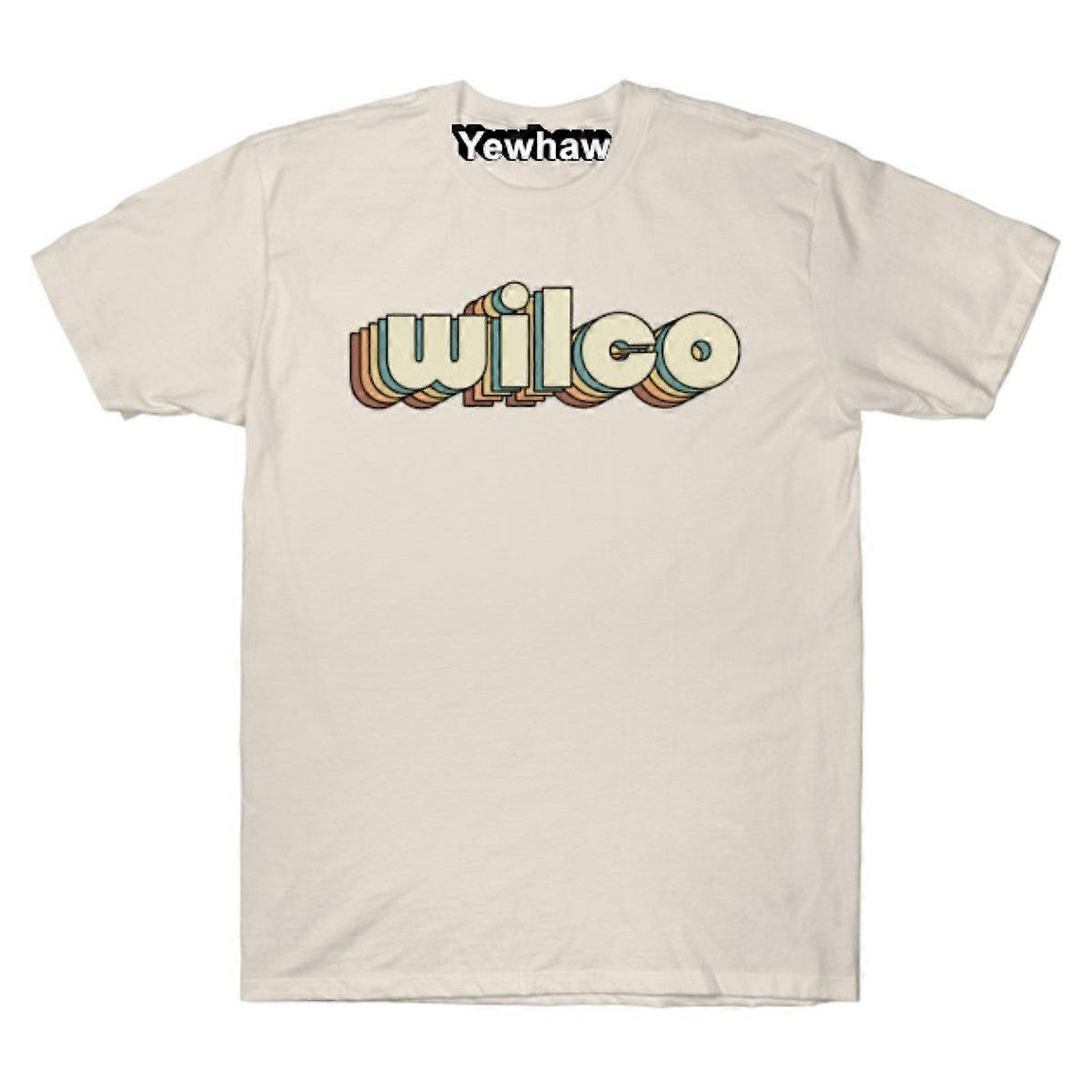 Wilco // Retro duhový typografický styl // Tričko 70. let