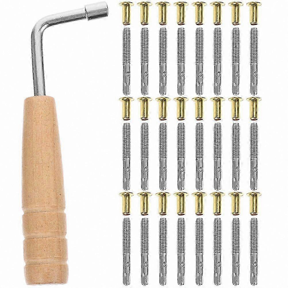 Musical Instrument Tuning Kit for Harp - Includes Wrench and Replacement Pins