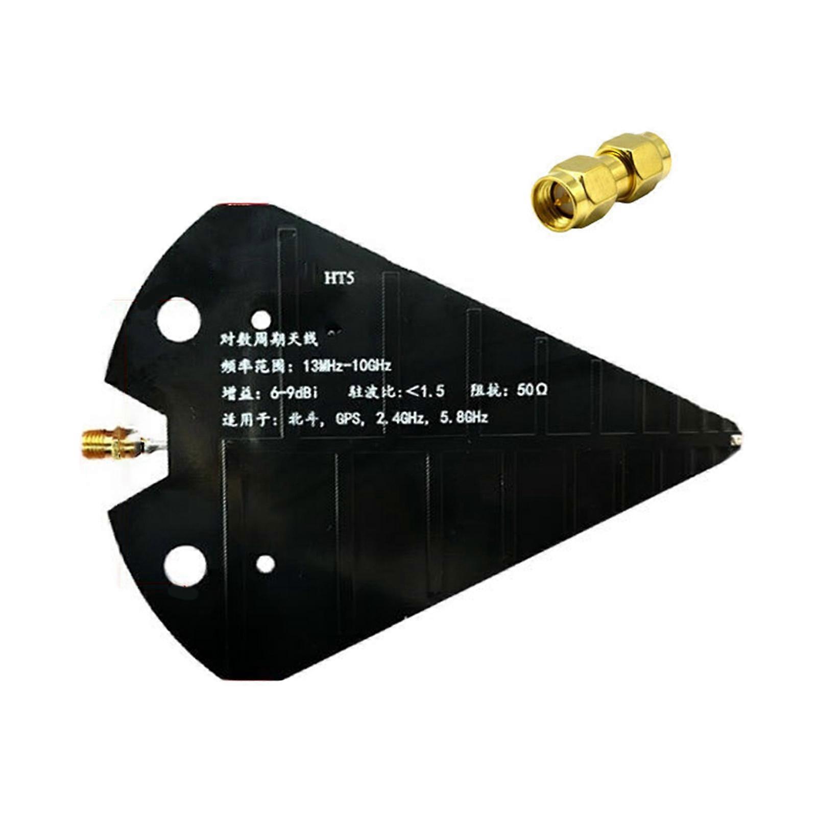Log Periodic UWB Antenna 1300MHz-10GHz Widebands Circuit Board 50Ω for UWB 6-9dB Multicolor