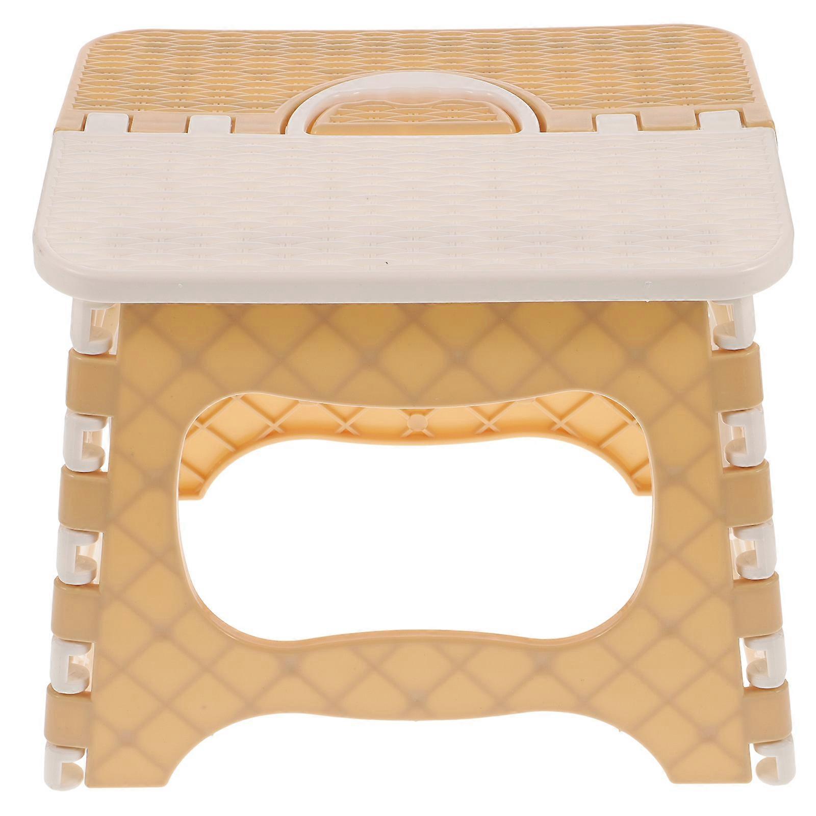 Portable Folding Stool Folding Step Stool for Travel Use Plastic