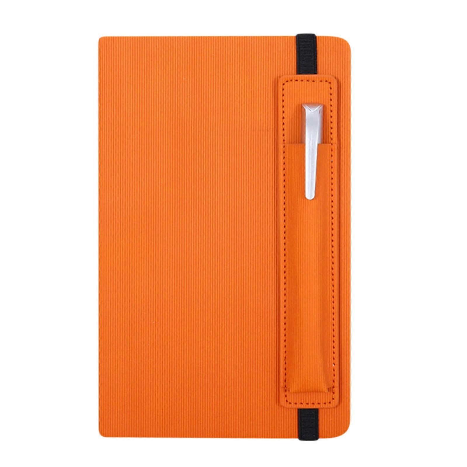 VALSEEL Notebook A5 Strap Notebook Business Office Notepad Insert Pen Leather Diary School Supplies