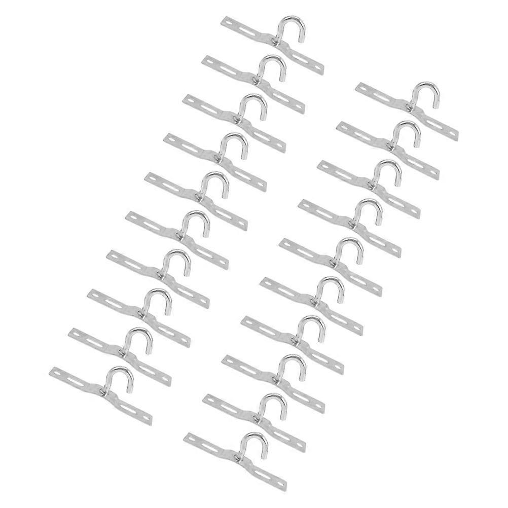 Light Fixture Mounting Bracket in Silver for Chandelier 20Pcs Set