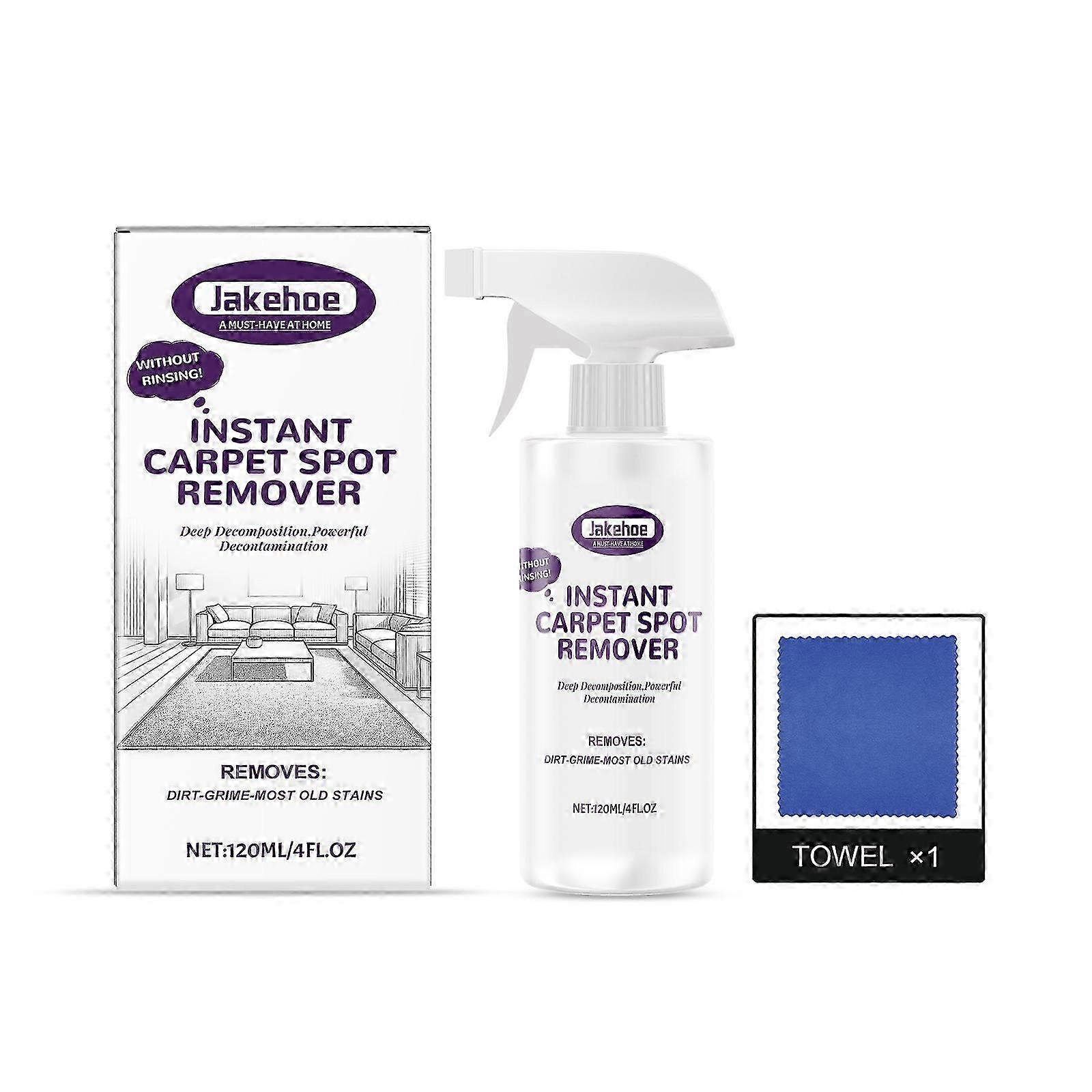 Deep Carpet Cleaner for Oil Stains - Fast-Drying, Safe on All Fabrics