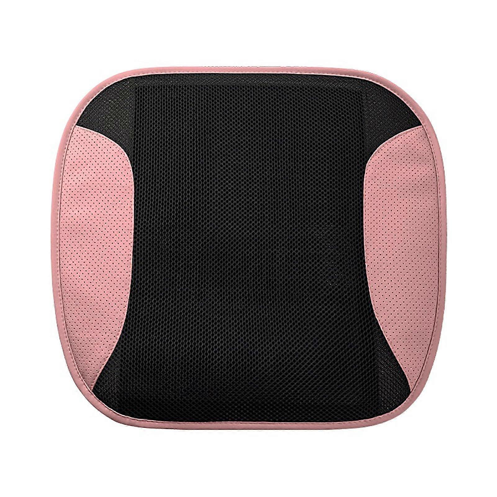 Cooling Car Seat Cushion with USB Powered Rapid Fans, Breathable Mesh, Adjustable Modes, Pink