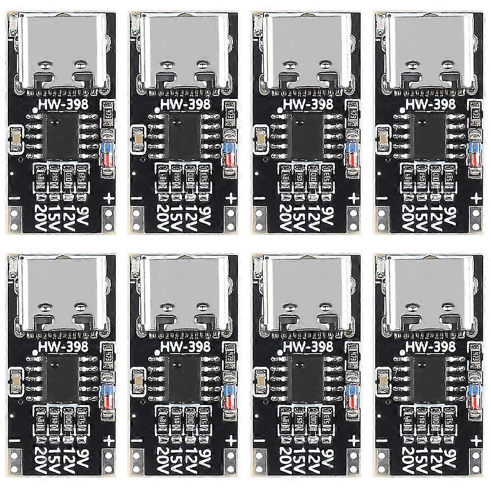 8pcs USB-C PD Trigger Module 9V-20V for Laptop/Router