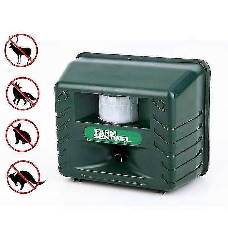 Ultrasonic Animal Repellent, Pest Control with Motion Sensor & Alarm
