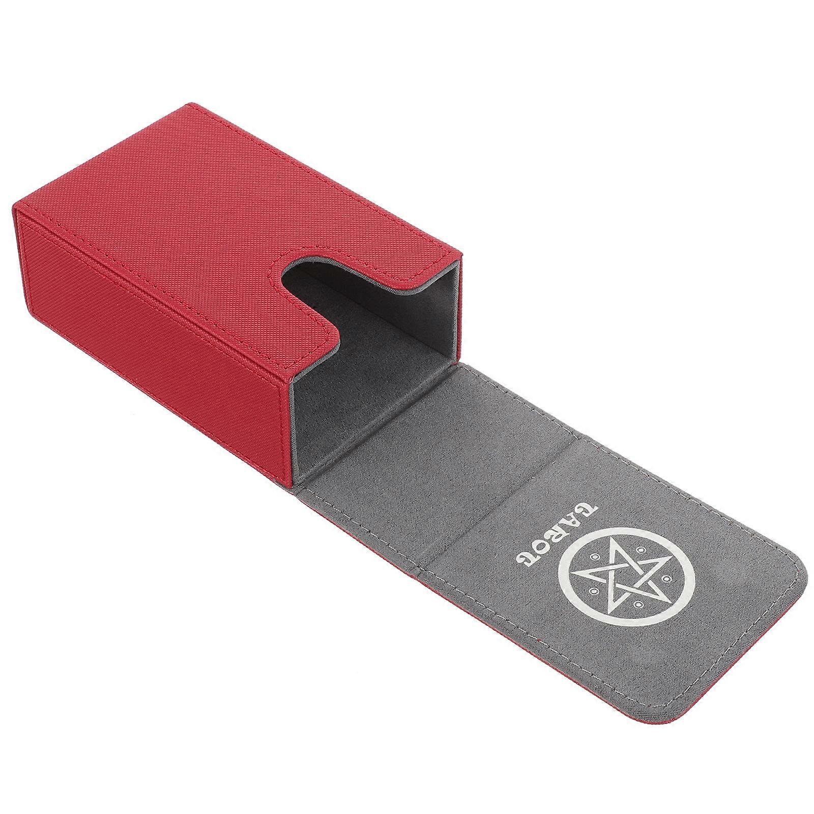 Tarot Case PU Storage Box for Card Organizing Portable Use