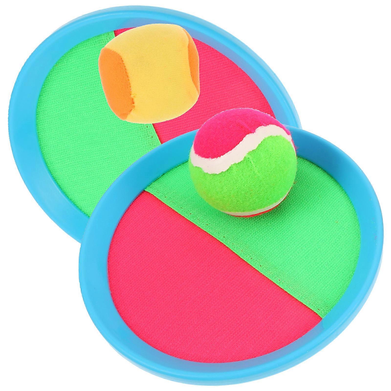 Ball Catcher Paddle for Toss Ball Game 1Set Including 2 Blue Boards and Balls