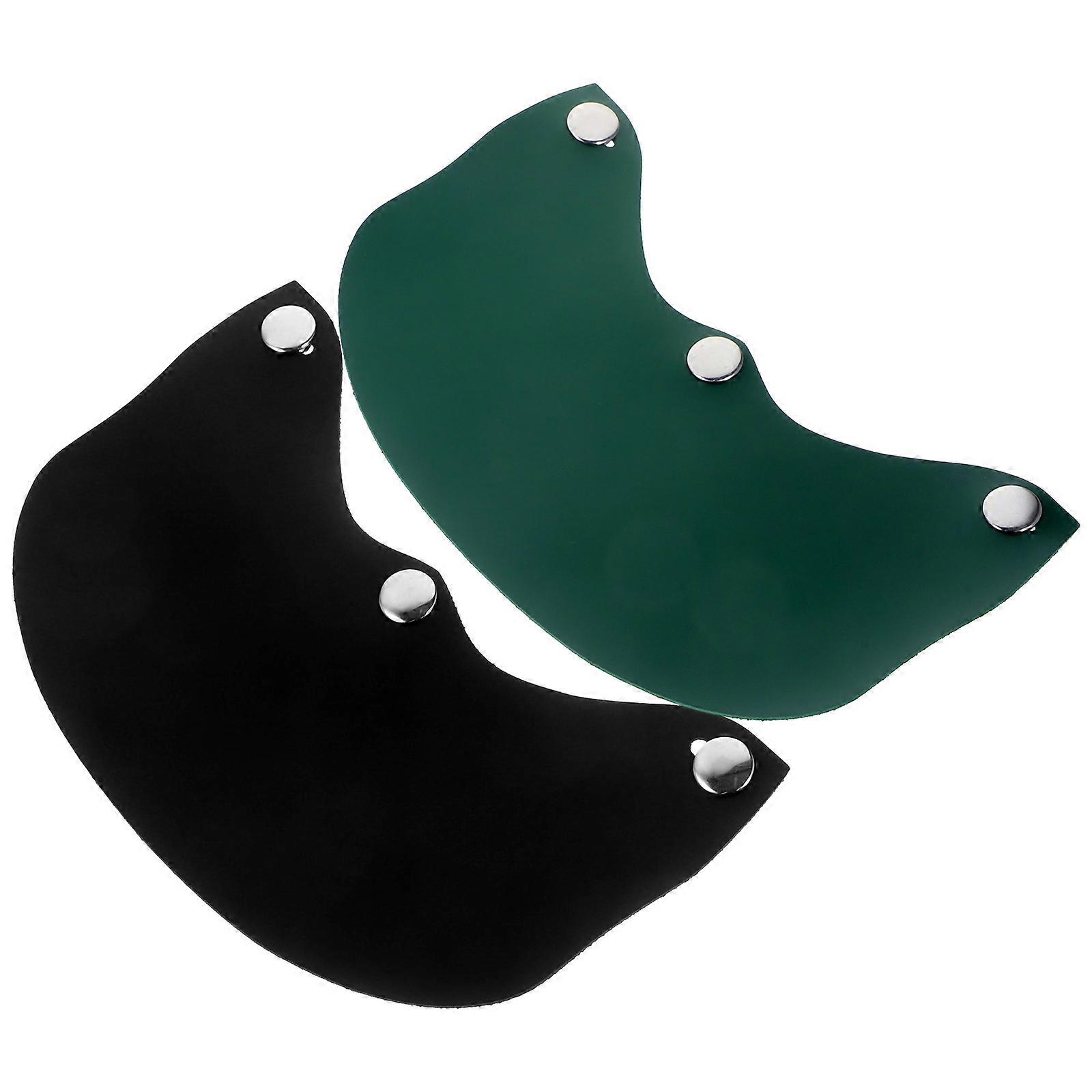 2pcs Motorcycle Rain Visor for Riding Protecting from Rain and Sun