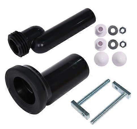 Wall Mounted Squatting Toilet Adapter with 3cm Eccentric Offset Drain Connector for Quick Alignment