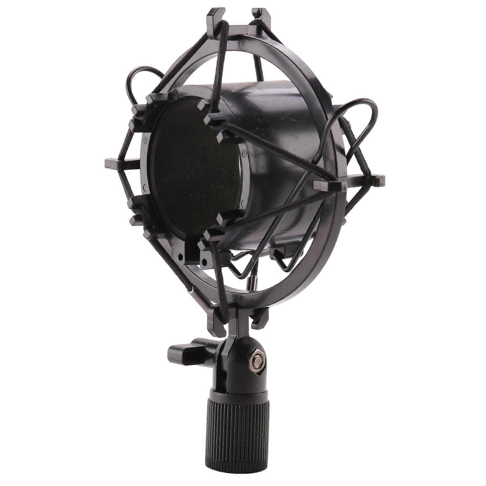Microphone Shock Mount Universal 3KG Load Clip Holder Stand Studio Sound Recording Bracket Black Professional
