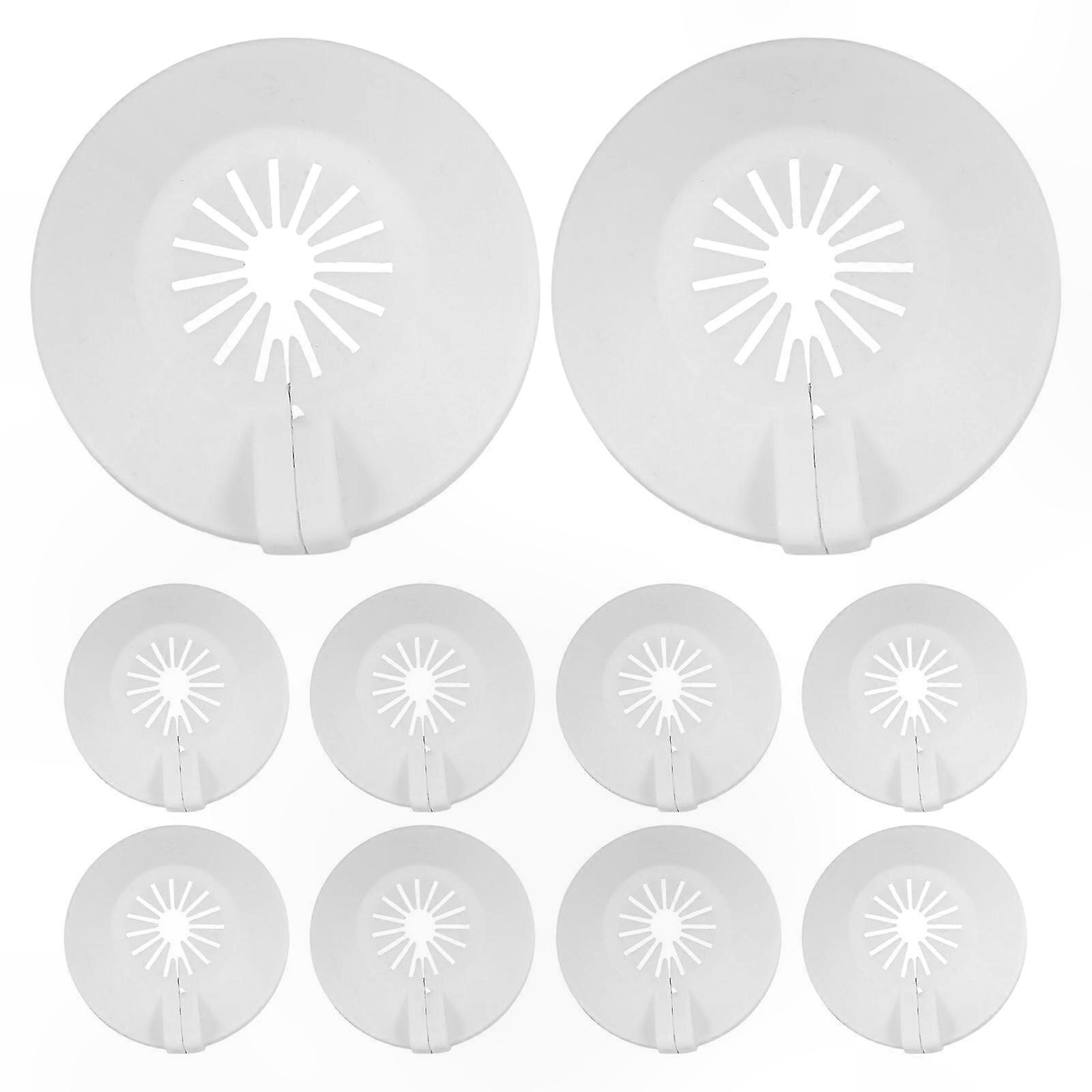 10 Pack Wall-Mounted Flange Covers for Fire Sprinklers