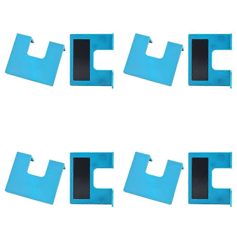 Door Hinge Jig with Magnetic Locking Hold, Adjustable Cutting Guide for Precision Alignment, 4 Pcs