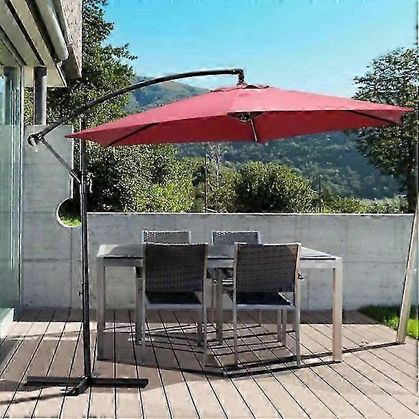 Tecido de reposição para guarda-sol de praia, pátio e piscina, com 3 metros de diâmetro e proteção UV (26-27 polegadas).