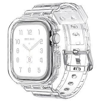 Zintegrowany pasek z TPU i etui do zegarka Apple Watch Series 10 42 mm/9 8 7 41 mm/SE (2023) SE (2022) SE 6 5