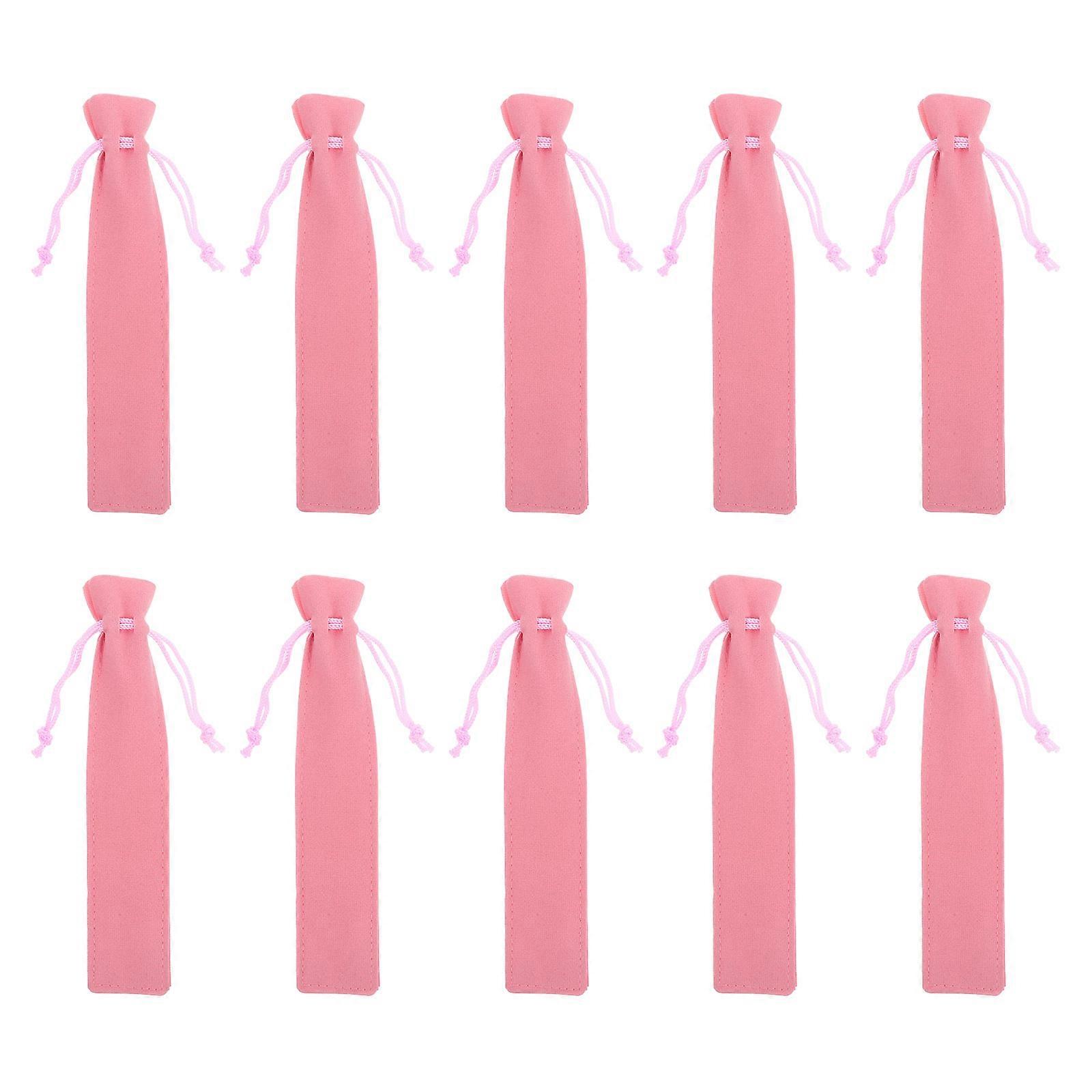 Pen Pouch Canvas Bag for Protective Storage with Drawstring 80Pcs