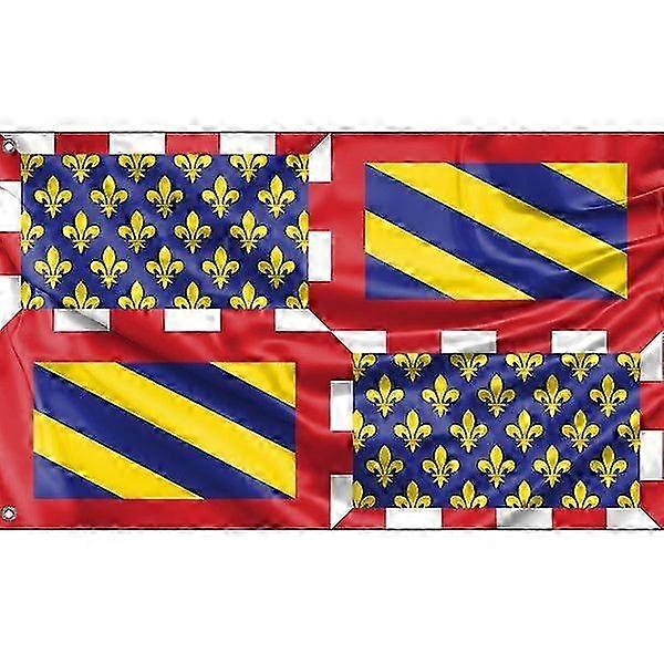 Burgunderfarbene Flagge Muster 867