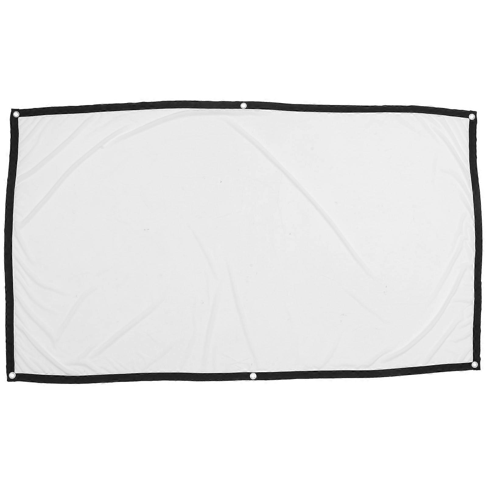 6Pcs Projector Screen for White Foldable Portable Camping Use