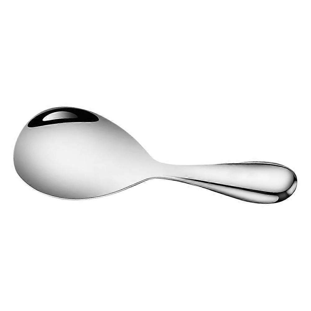 Durable Stainless Steel Rice Spoon for Serving Large Spoon Head Design