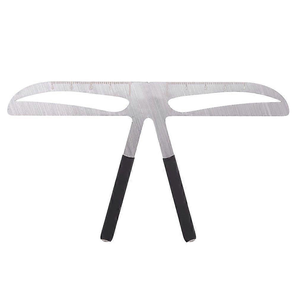 Eyebrow Ruler with ThreePoint Positioning, Stainless Steel Microblading Mapping Tool for Standard Brows